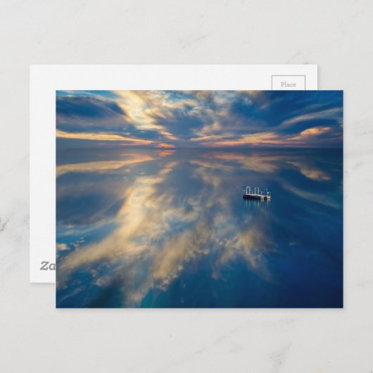 Carte Postale Reflets d'eau (Devant / Derrière)