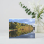 Carte Postale reflets du coucher de soleil (Debout devant)