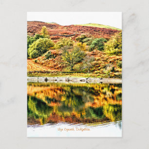 CARTE POSTALE REFLETS DU LAC PAYS DE GALLES ROYAUME-UNI