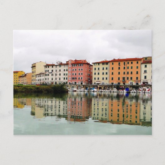 Carte Postale Reflets du port (Devant)