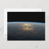 Carte Postale Reflets du soleil sur un Pacifique Sud partielleme (Devant / Derrière)