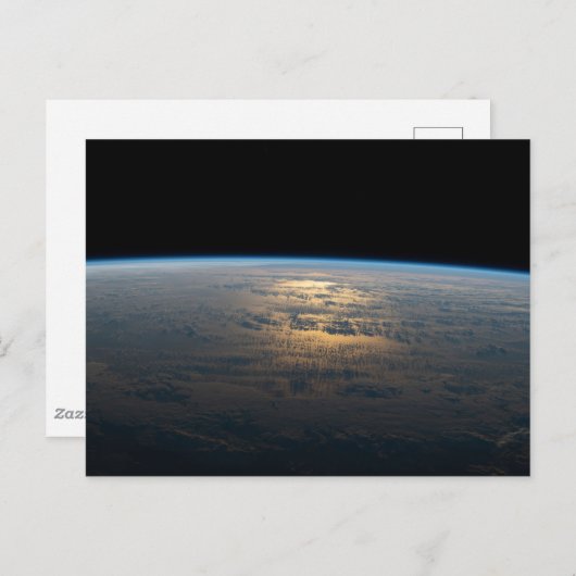 Carte Postale Reflets du soleil sur un Pacifique Sud partielleme (Devant / Derrière)