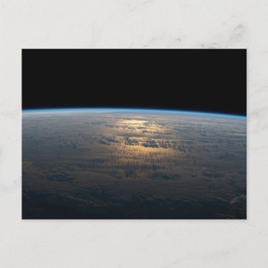 Carte Postale Reflets du soleil sur un Pacifique Sud partielleme (Devant)