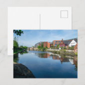Carte Postale Reflets sur le canal, Wakefield (Devant / Derrière)