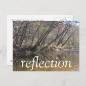 Carte Postale Réflexion (Devant / Derrière)