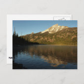 Carte Postale Réflexion à Jenny Lake I (Devant / Derrière)