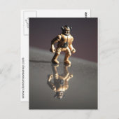 Carte postale Réflexion Alien (Devant / Derrière)