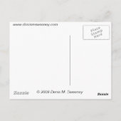 Carte postale Réflexion Alien (Dos)