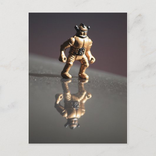 Carte postale Réflexion Alien (Devant)