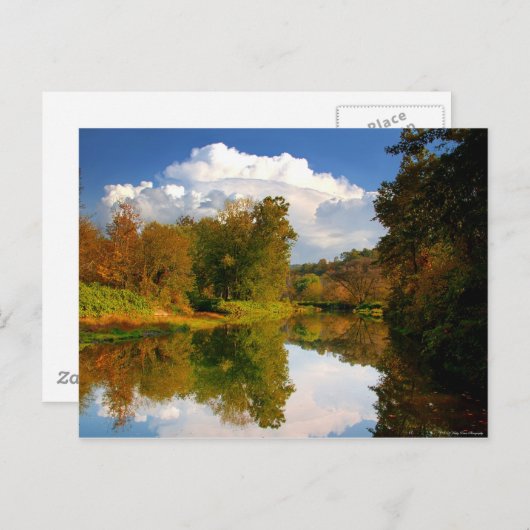 Carte Postale Réflexion après-midi (Devant / Derrière)