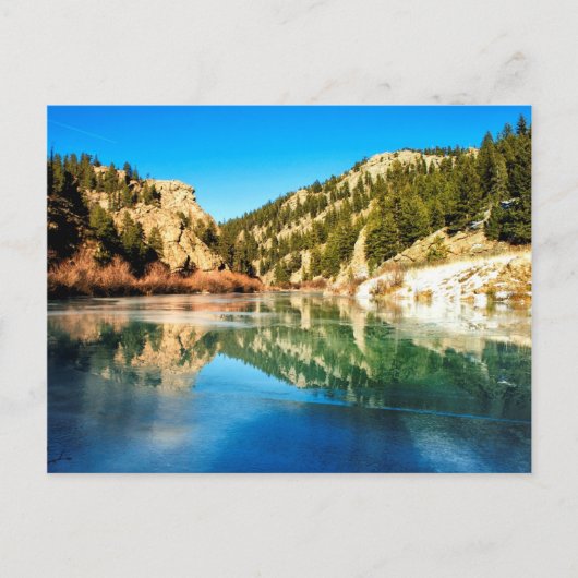 Carte Postale Réflexion dans Elevenmile Canyon (Devant)