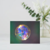 Carte Postale Réflexion de bulle flottante (Debout devant)