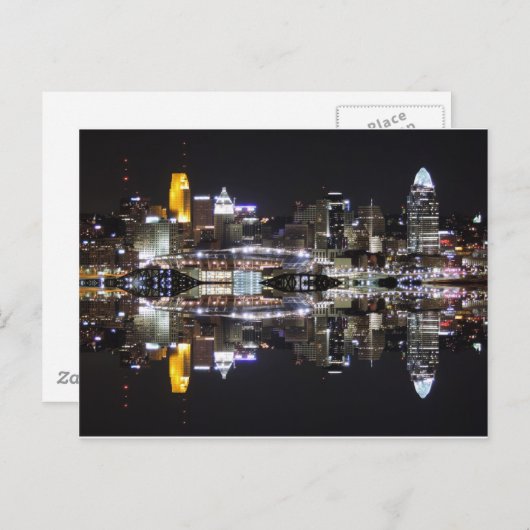 Carte Postale Réflexion de Cincinnati (Devant / Derrière)