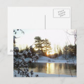 Carte Postale Réflexion de Dawn (Devant / Derrière)