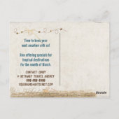 Carte Postale Réflexion De La Chaise Adirondack Dans Les Lunette (Dos)