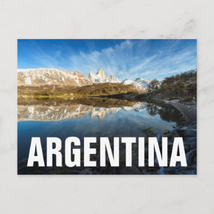Carte Postale Réflexion De La Patagonie