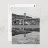 Carte Postale Réflexion de la tour Icy Bridge (Devant / Derrière)