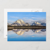 Carte Postale Réflexion de l'Alaska (Devant / Derrière)