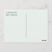 Carte Postale Réflexion de Thanksgiving (Dos)