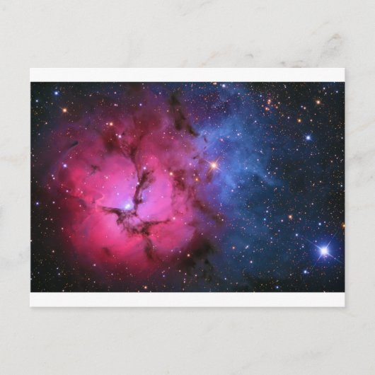 Carte Postale Réflexion d'émission trifide Nebula M20 NGC 6514 (Devant)