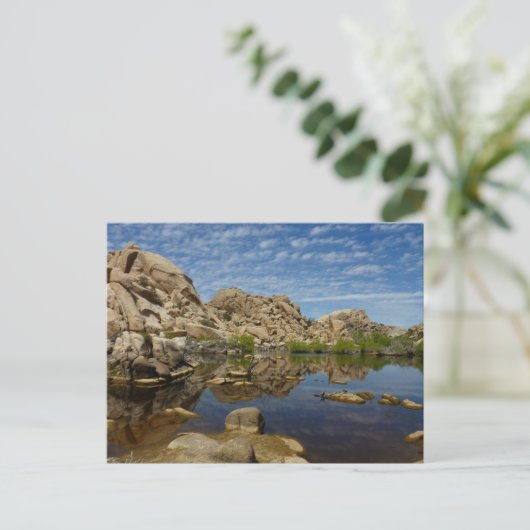 Carte Postale Réflexion du barrage Barker à Joshua Tree I (Debout devant)