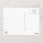 Carte Postale Réflexion du cheval (Dos)