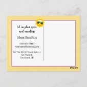 Carte Postale Réflexion Du Coucher De Soleil Sur La Mer Dans Les (Dos)