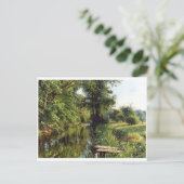 Carte Postale Réflexion du printemps par Peder Mork Monsted (Debout devant)