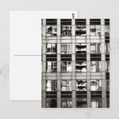 Carte Postale Réflexion en B & W (Devant / Derrière)