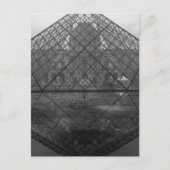 Carte Postale Réflexion Pyramide du Louvre, Paris (Devant)