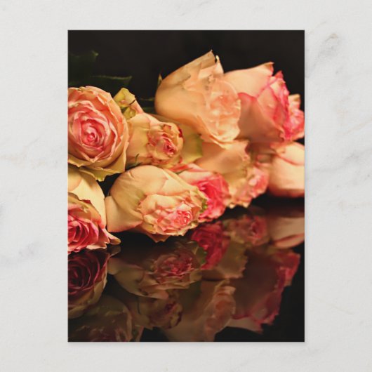 Carte Postale réflexion rose (Devant)