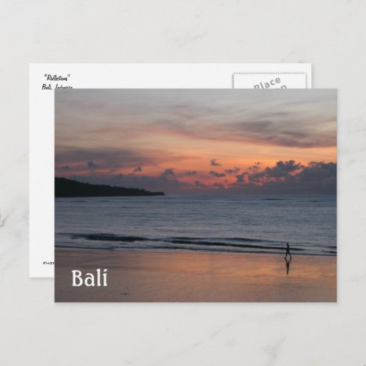 Carte Postale Réflexions (Devant / Derrière)