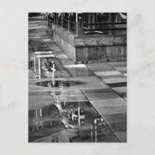 Carte Postale Réflexions après la pluie en place Aubry Vieux Hul