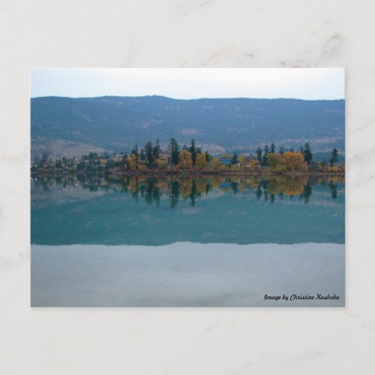 Carte Postale Réflexions automne (Devant)