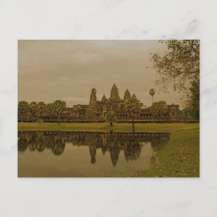 Carte Postale Réflexions d'Angkor Vat