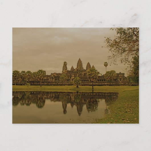 Carte Postale Réflexions d'Angkor Vat (Devant)