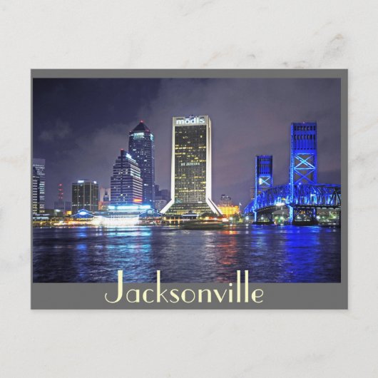 Carte Postale Réflexions de Jacksonville, Floride (Devant)