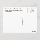 Carte Postale Réflexions de Jacksonville sur la rivière (Dos)