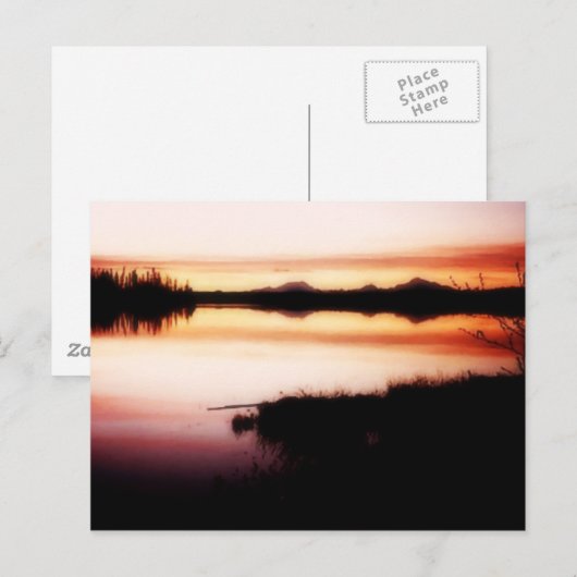 Carte postale Réflexions de Kashwitna (Devant / Derrière)