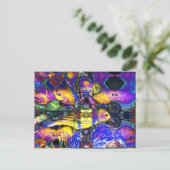 Carte Postale Réflexions de la nature II - Oiseaux de violet et (Debout devant)