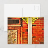 Carte Postale Réflexions de l'arbre de moulage jaune de la vieil (Devant / Derrière)