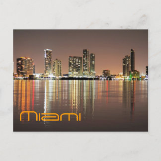 Carte Postale Réflexions de Miami Florida, Magic CIty