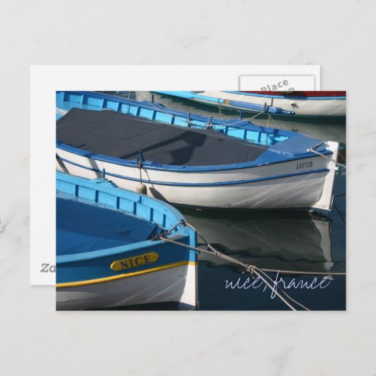 Carte Postale réflexions de Nice (Devant / Derrière)