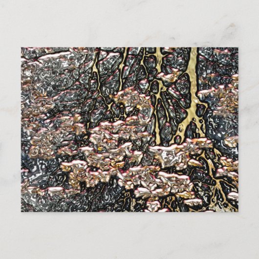 CARTE POSTALE RÉFLEXIONS D'EAU DE FLUX (Devant)