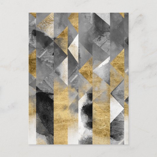 Carte Postale Réflexions dorées I (Devant)