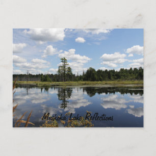 Carte postale - Réflexions du lac Muskoka