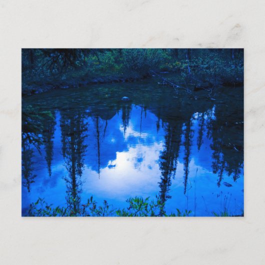 Carte Postale Réflexions du soir (Devant)