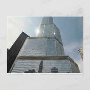 Carte Postale Réflexions en Blue, Chicago, IL