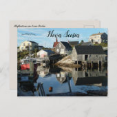 Carte Postale Réflexions en Nouvelle-Écosse (Devant / Derrière)
