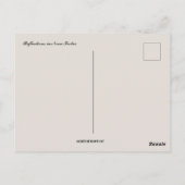 Carte Postale Réflexions en Nouvelle-Écosse (Dos)